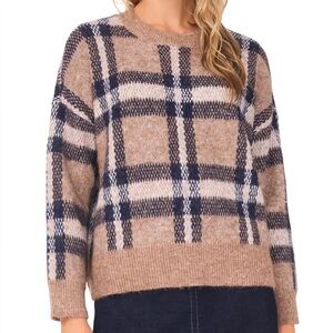 Vince Camuto Plaid Sweater